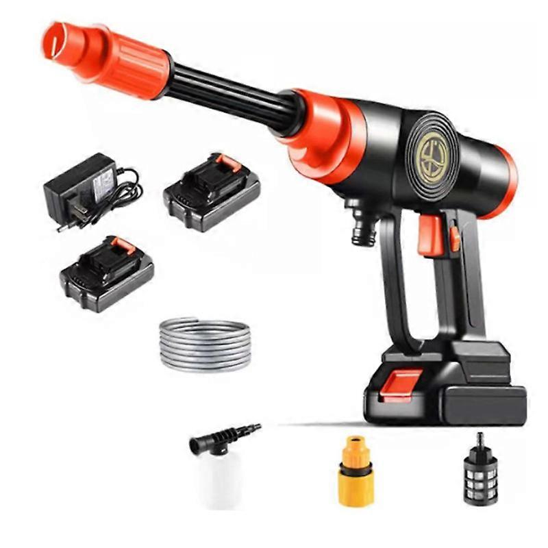 MIMIGO Portable Pressure Washer, 24V Battery Power Max 3.1L/min Cordless Electric Power Washers Cleaner for Washing Cars, Watering Flowers, Cleaning F