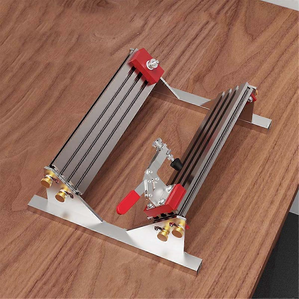 Låda Jigg Locator, justerbar Fräsbord Såg Drawer Clamp Locator, Drawer Clip Positioner för rätvinklig hjälp