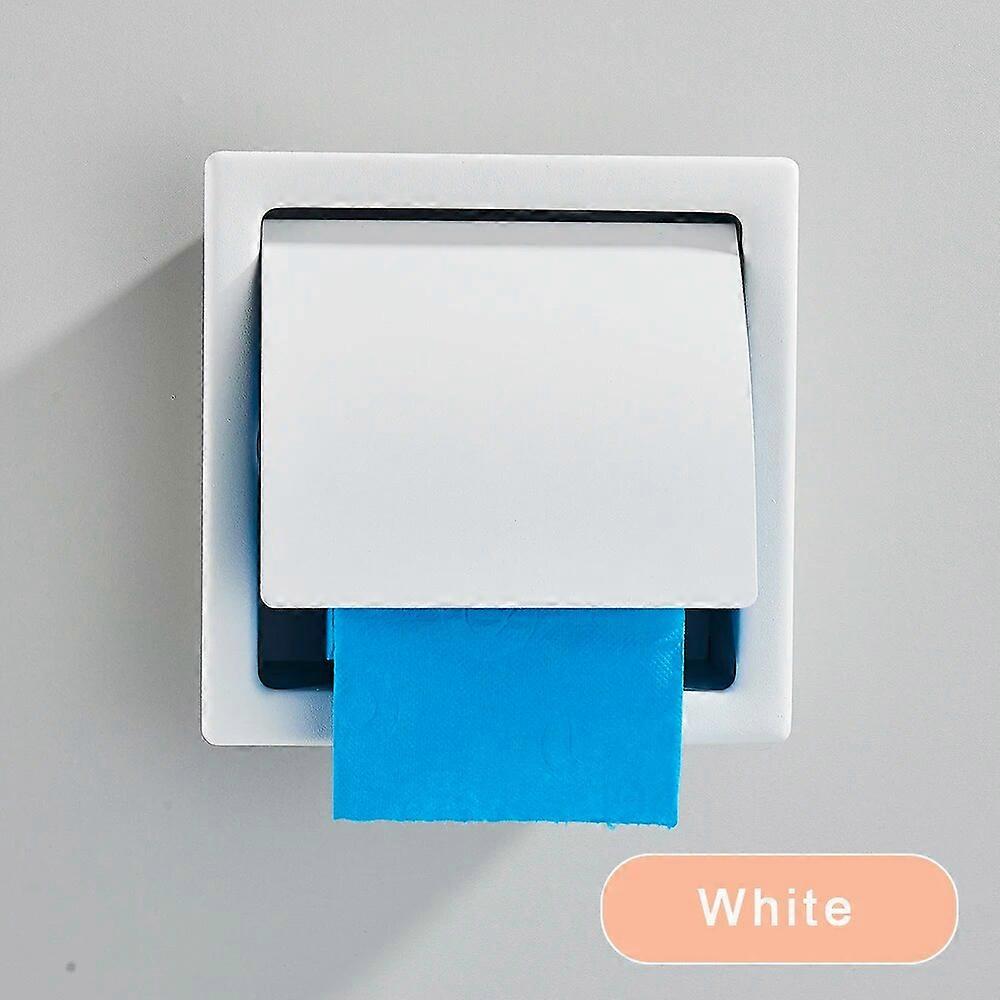rustfritt stål toalettpapirholder bad veggmontering WC toalettpapirrullholder baderomsutstyr vanntett