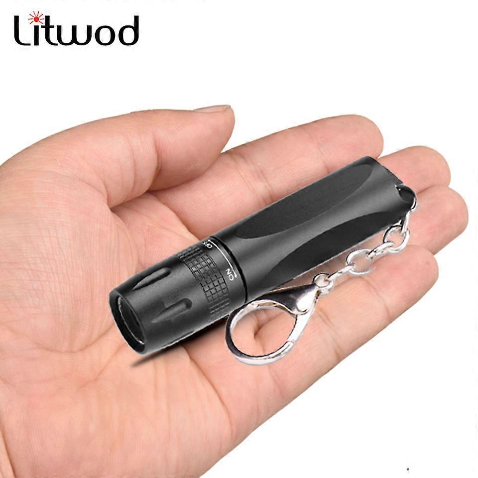 keychain Light XM-L T6 Led Flashlight Single Switch Mode Torch Waterproof Aluminum Lantern for Camping