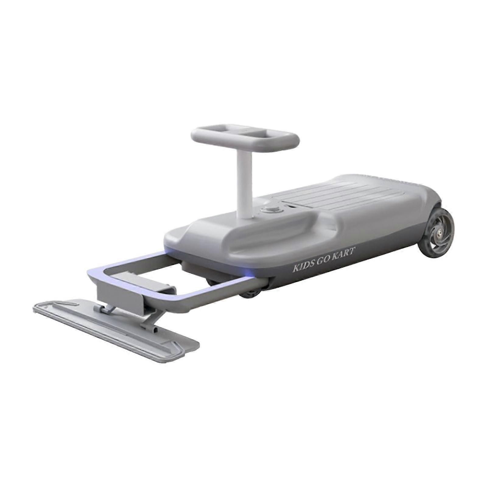 Wiggle Car Ride on Spielzeug Gleitroller für Kleinkinder Jungen Mädchen Party Gastgeschenke Grau