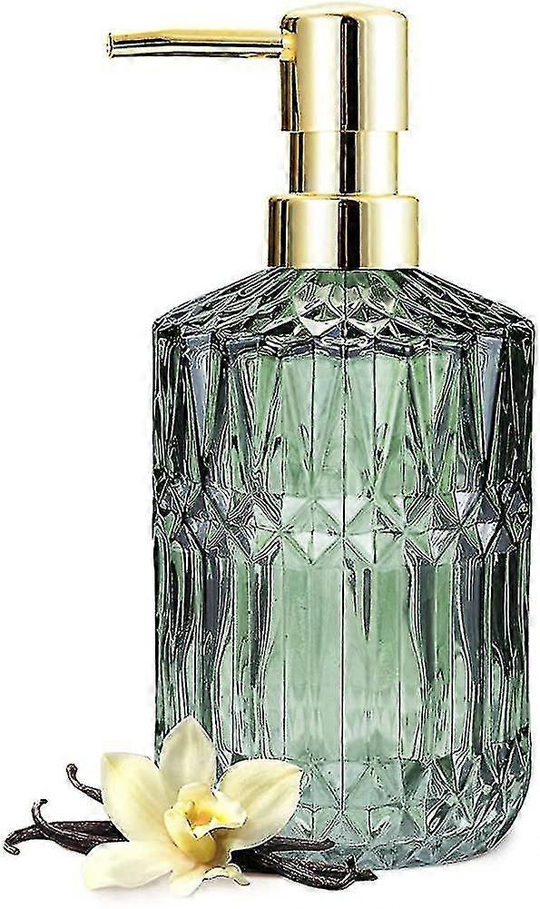 ABSプラスチックポンプ、ローションディスペンサー付き透明ガラス製の石鹸ディスペンサー