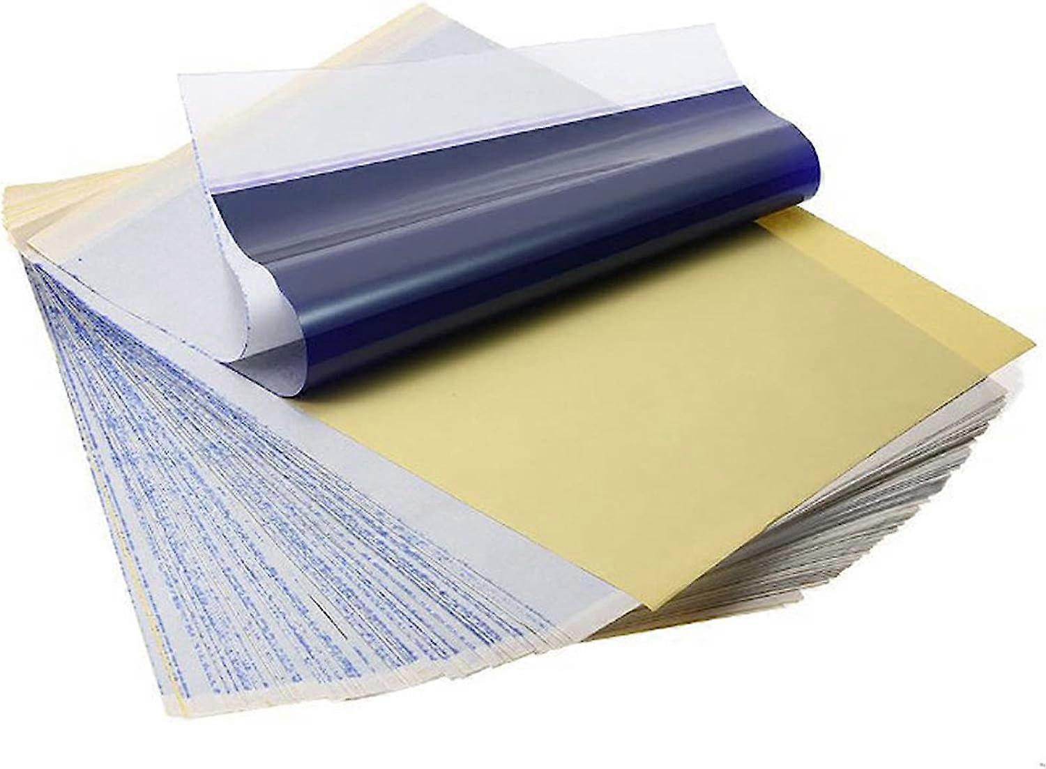 100 Sheets Tattoo Transfer Paper - A4 Tracing Paper Stencil for Tattoos