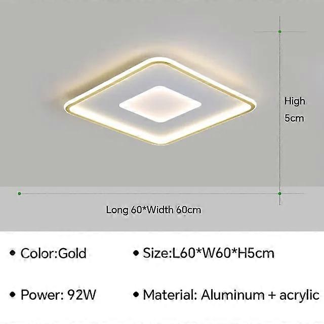 ضوء السقف LED الحديث لغرفة المعيشة غرفة الطعام دراسة الممر شرفة الثريا ديكور المنزل الداخلي الإضاءة لاعبا اساسيا بريق