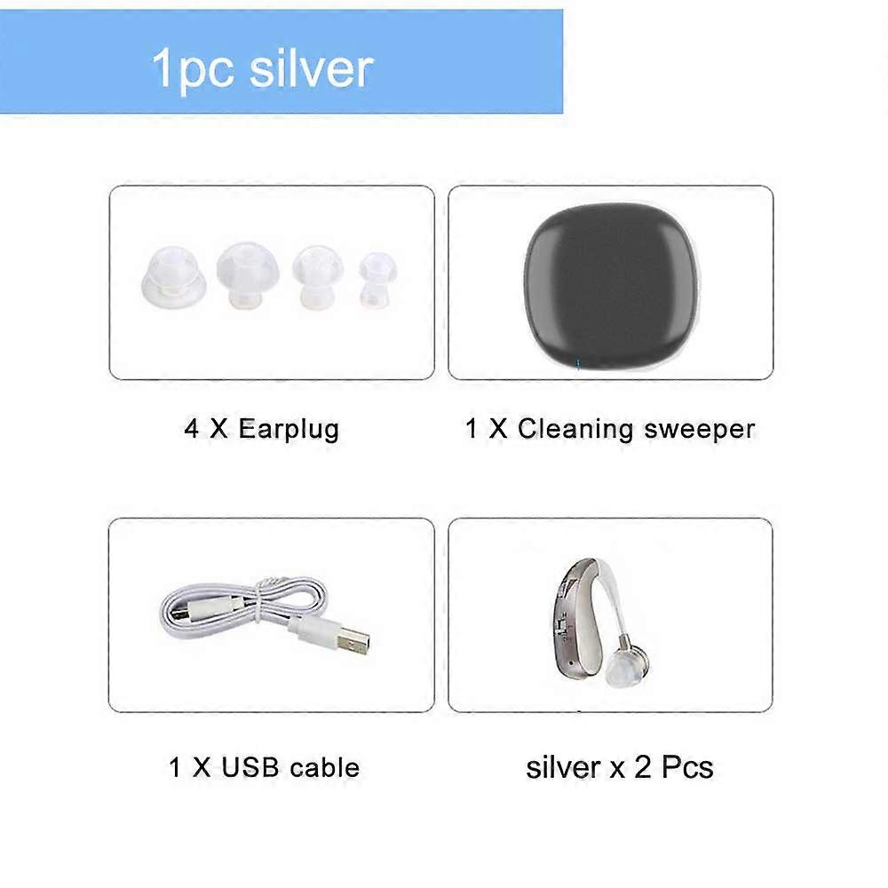 Charge Hearing Aids With Noise Reduction Digital Sound Amplifier Audfonos Hearing Loss For Adults Seniors