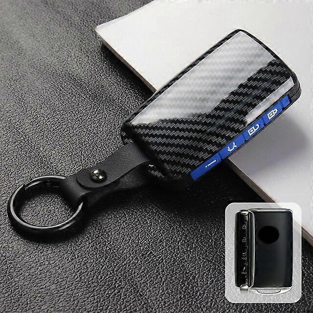 Carbon Car Remote Key Case Cover For Mazda 3 BP Alexa CX-5 CX5 CX8 CX9 CX30 CX 30 MX30 MX5 Miata RF 2019 2020 2021 Accessories