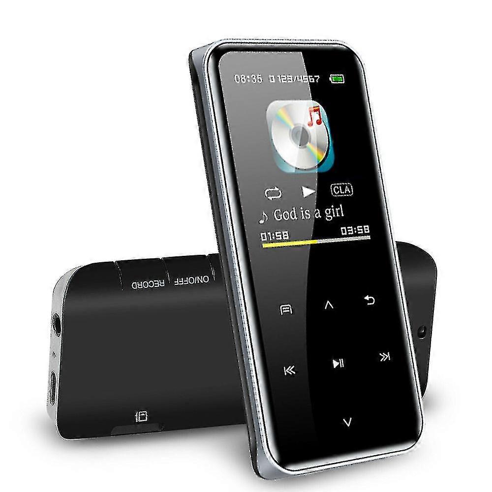 Tooth Hifi Mp3 Music Player With Touch Screen Portable Walkman Less Sound Fm Radio
