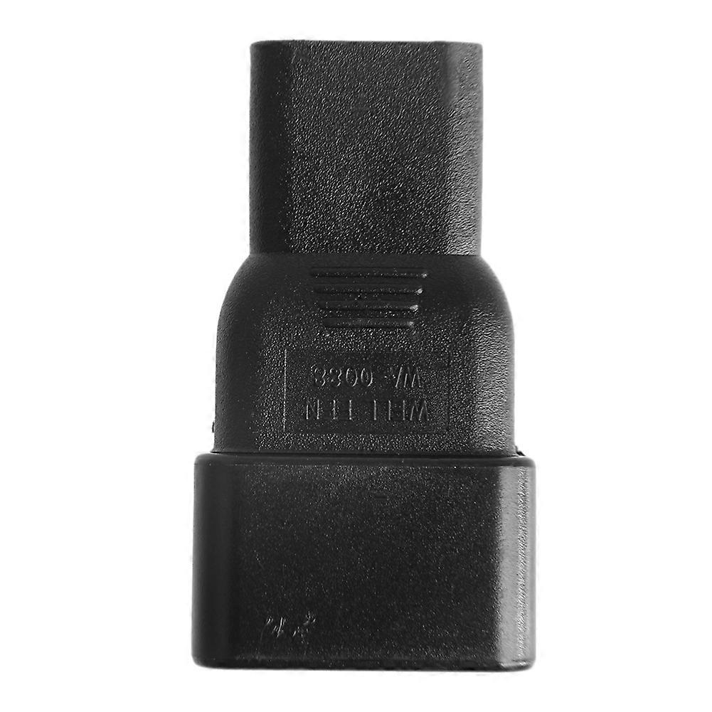 IEC 320 C13 to C20 Adapter C13 to C20 AC Plug Converter Adaptor IEC Plug Conversion Adapter Black