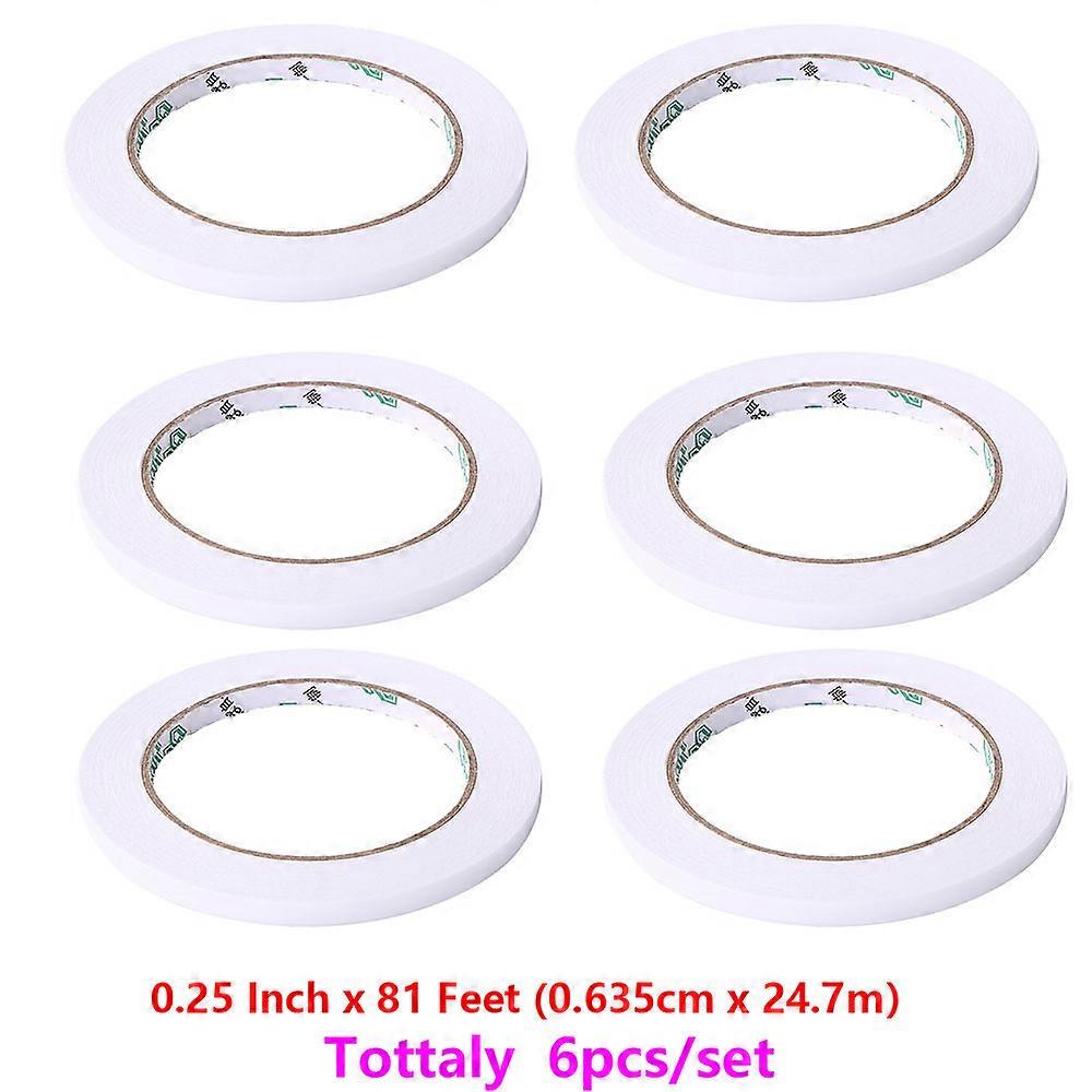 Bundle Deals 3mm 6mm klare doppelseitige Red Line Tape Rollen oder weiße permanente Kleberollen für die DIY Scrapbooking Kartenherstellung