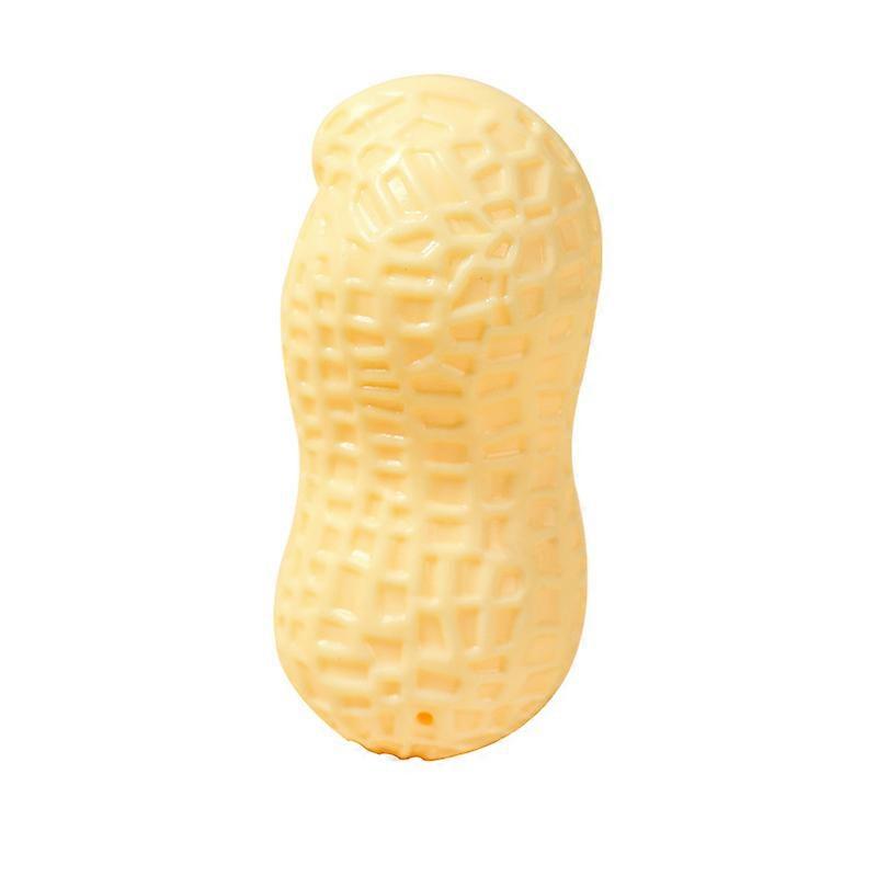 Pet Simulation Peanut Chew Toy Peanut Shaped For Dogs Squeaky Durable Chew Toy Small Breed Friendly