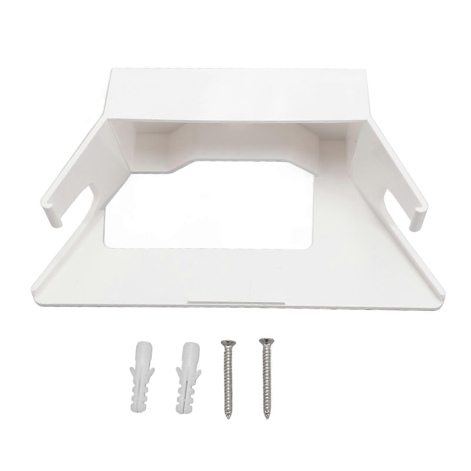 Satellite Router Mount Internet Kit Satellite Bracket Holder Stability ABS Wall Mount Router Bracket for StarLink V2 Mesh Router White
