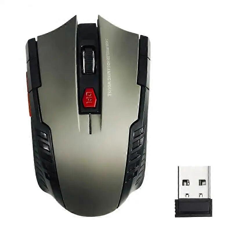 2.4GHz 1600DPI Game Wireless Mouse 6 Key Computer Optics Mouse Professional Gamer Mause Battery Mice For Laptop Pc USB Receiver Mice & Trackballs