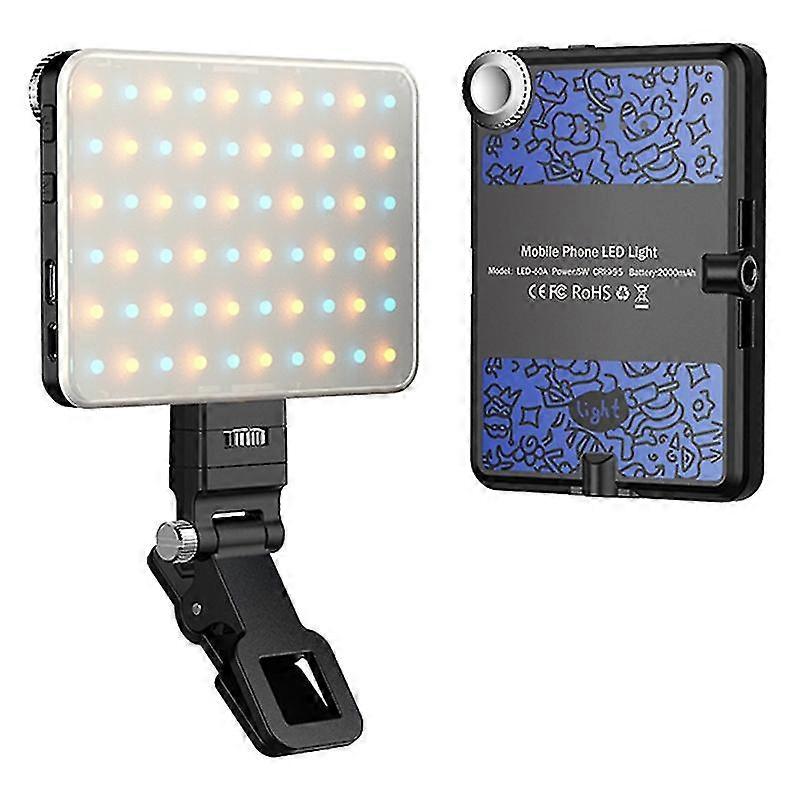 Indicator Light Design 60 LED Clip Fill Light Video Conference Lamp for Cell Phone,Laptop