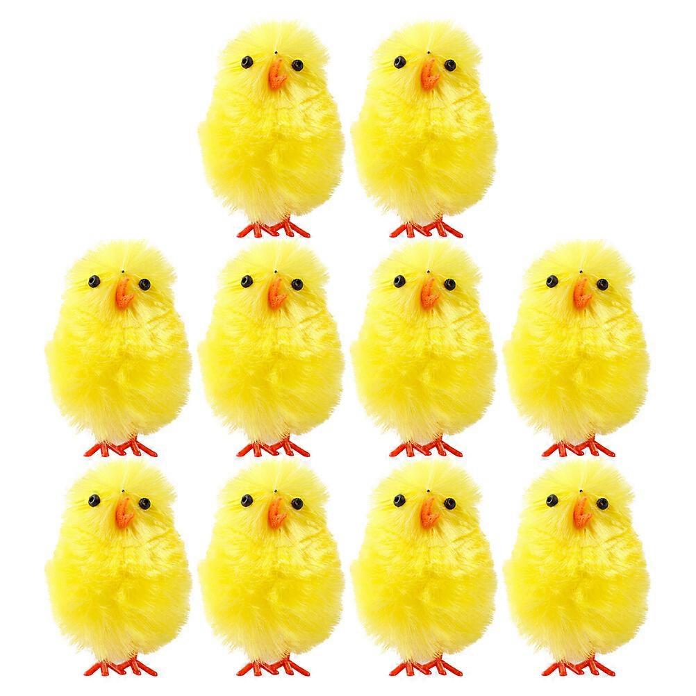 36pcs Mini Easter Chicken Easter Chicken Easter Scene Decoration Party Supply