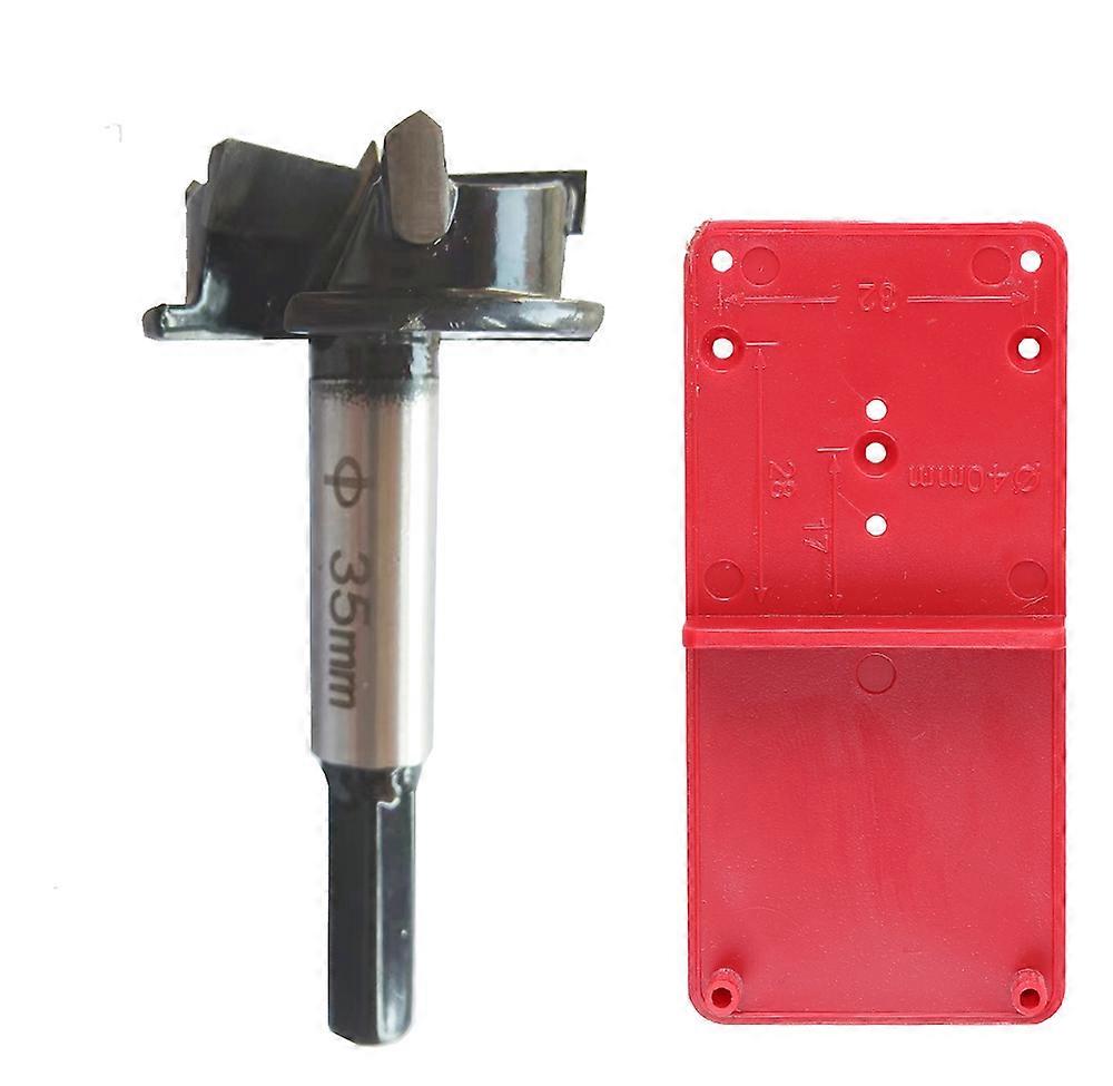 High quantity 35mm 3 Flutes Carbide Tip Location Drill Bit Wood Auger Cutter Woodworking Hole Saw Tools Drill Bits