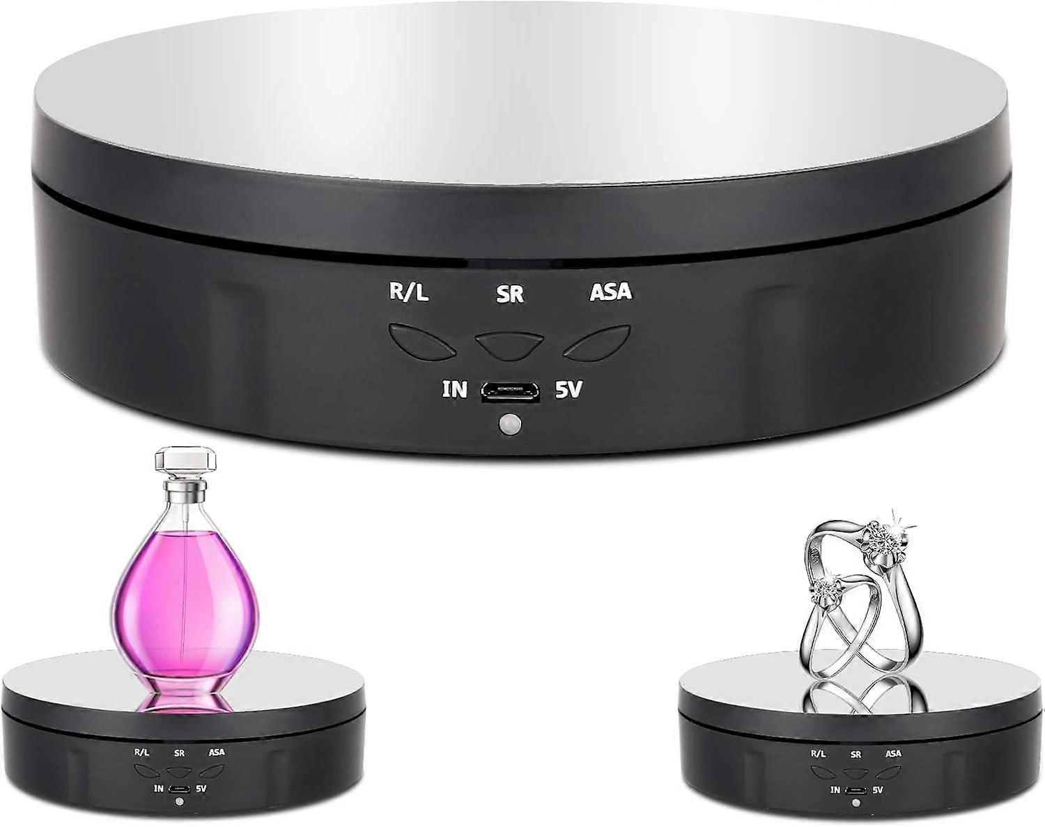 Sopiva moottoroitu pyörivä näyttöteline, 360 astetta kääntyvä näyttöteline, 3 nopeutta, 3 näyttökulmaa