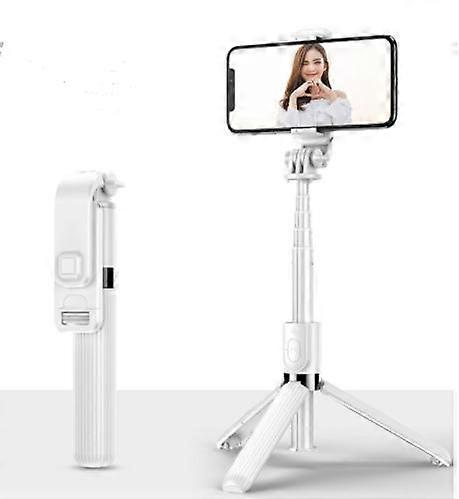 Perche à selfie, perche à selfie extensible avec télécommande sans fil et trépied, portable, légère