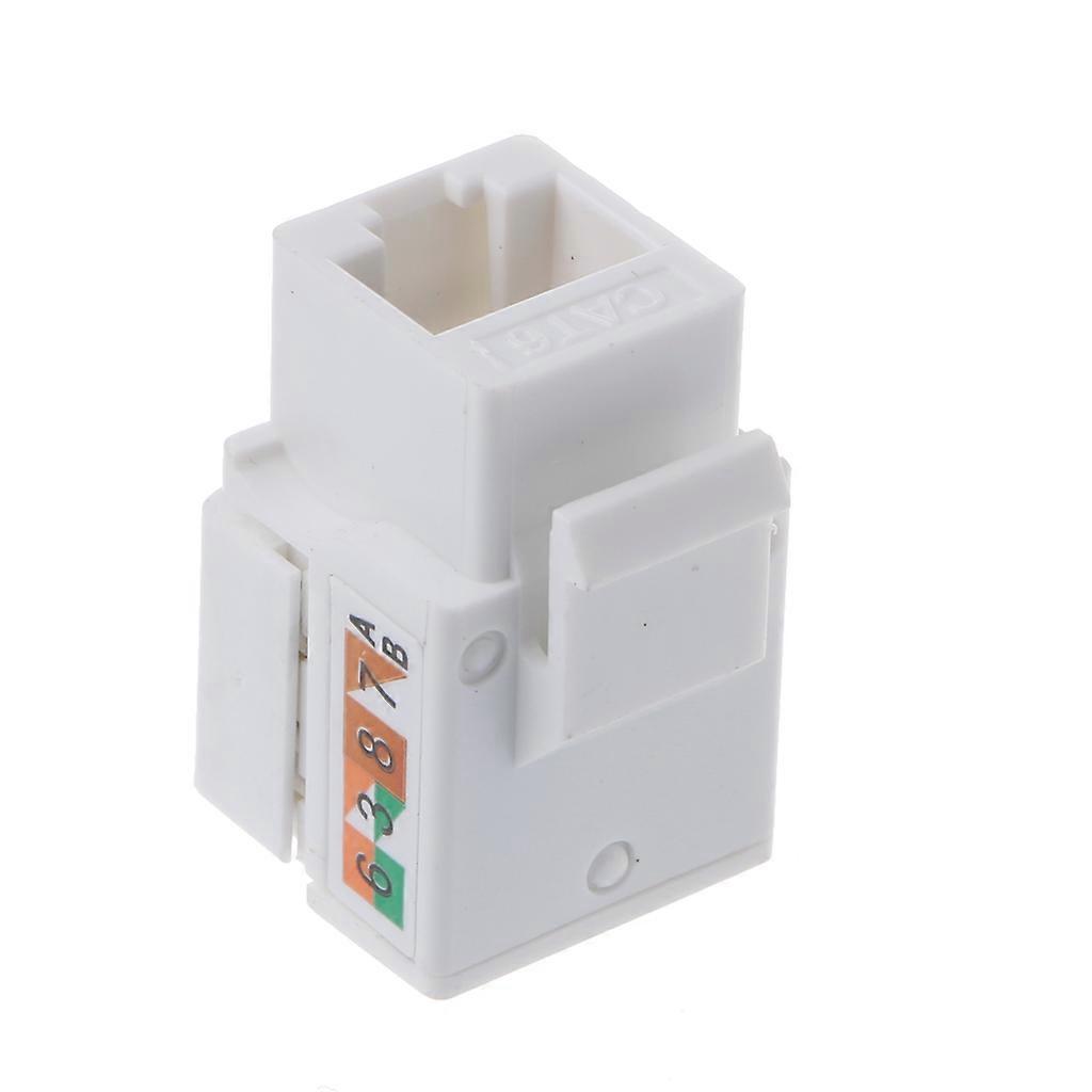 Cat6 RJ45 Keystone Jack Ethernet Punch-Down Network Coupler