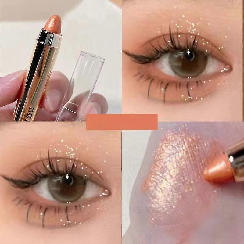 Matte Single Color Waterproof Eyeshadow Pen - Surligneur à double usage et bâton Aegyo Sal