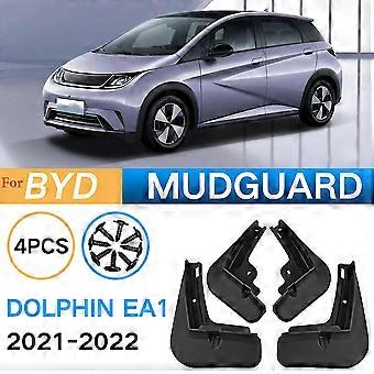 Spatlappen voor Byd Dolphin Ea1 2021 2022 Spatlappen voor en achter Spatborden Spatborden Auto-exterieur Accessoires 4 stuks