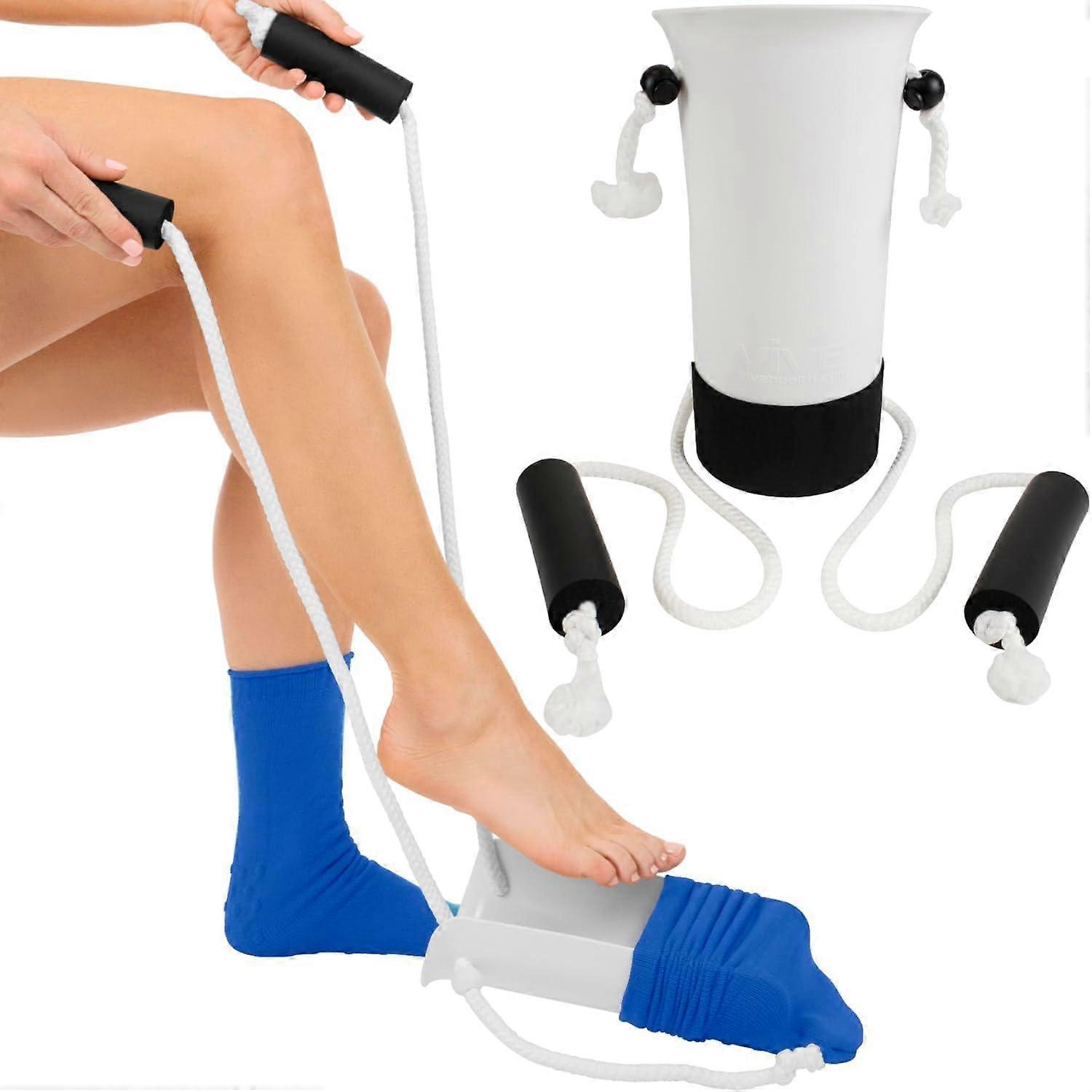 Sock Aid, Easy On and Off Stocking Slider for Elderly, Senior, Pregnant