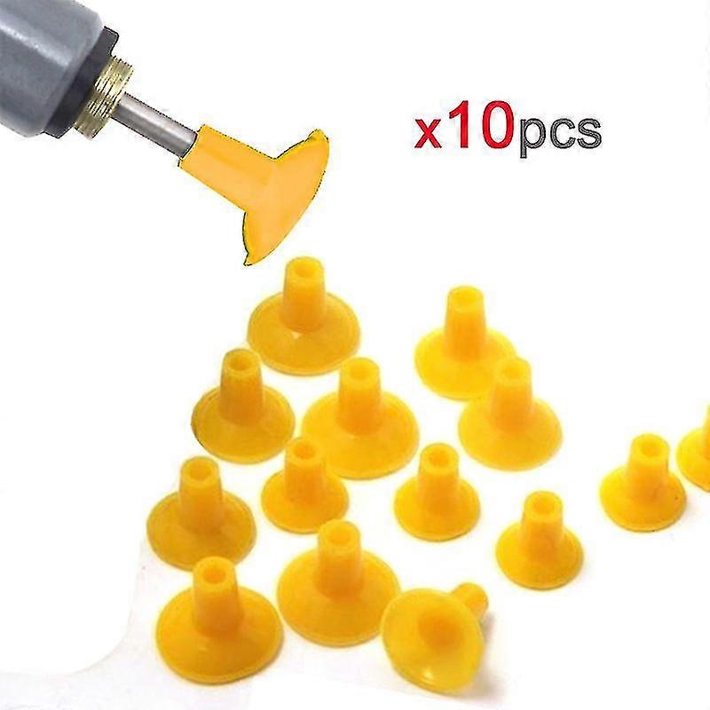10pcs λαστιχένιο Κορόιδο λειαντήρων βαλβίδων κίτρινο για το ηλεκτροπνευματικό κύπελλο λείανσης βαλβίδων μοτοσικλετών αυτοκινήτων