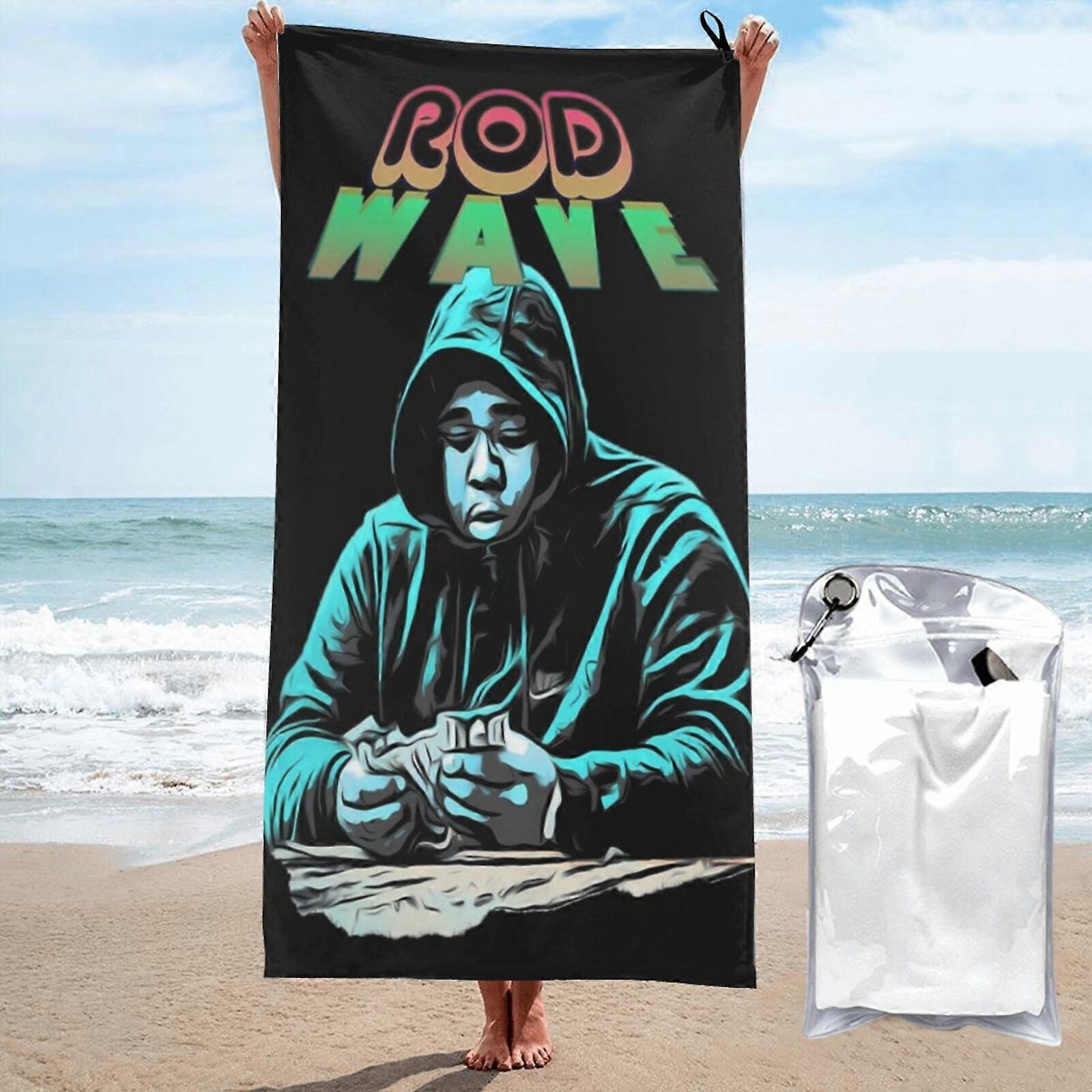 m452Rod Wave Microfiber Quick-Drying Cartoon Super Absorbent Large Towel  LXMT1392