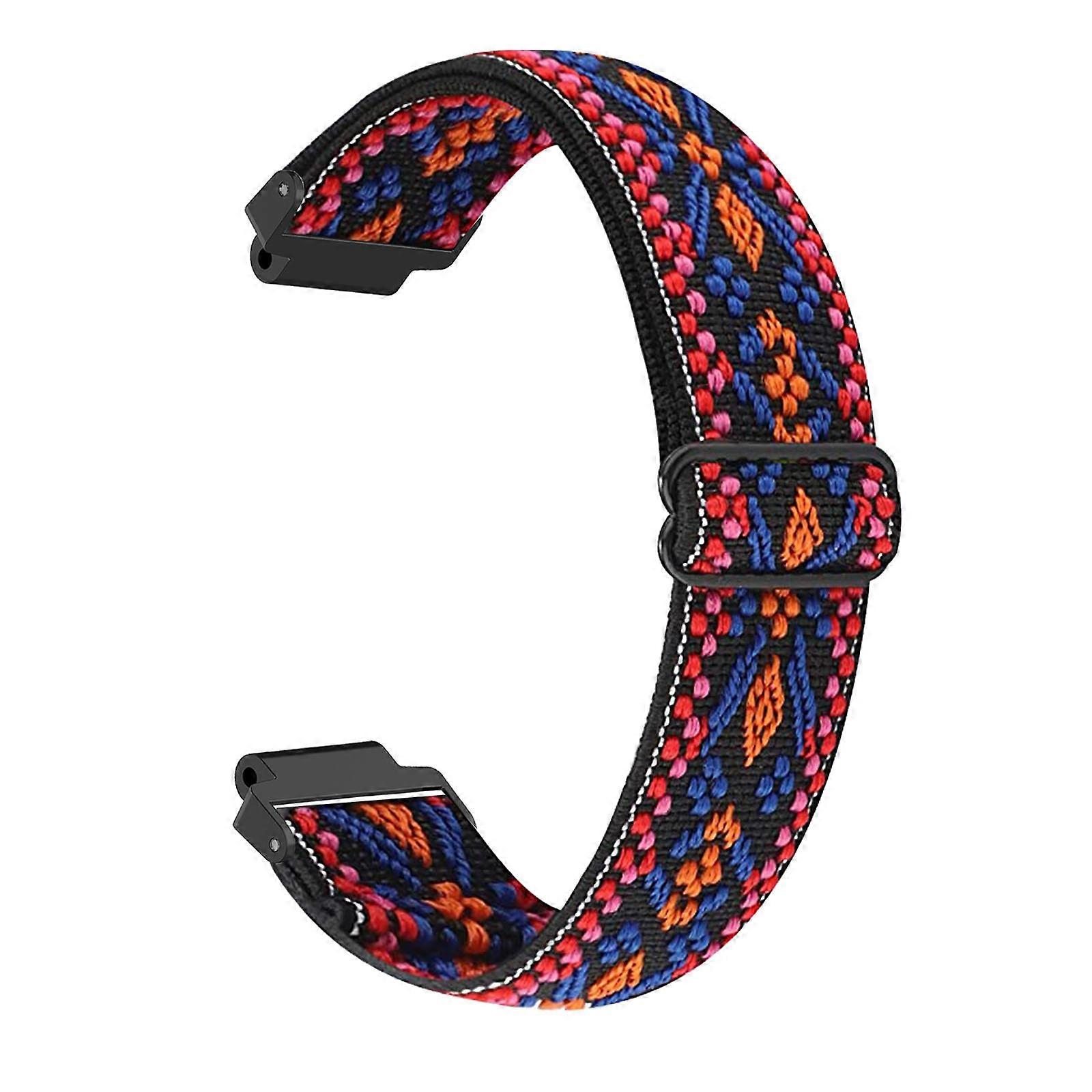 Pulsera Pulsera Correa Trenzada Impermeable de Nylon para GarminForerunner 735xt