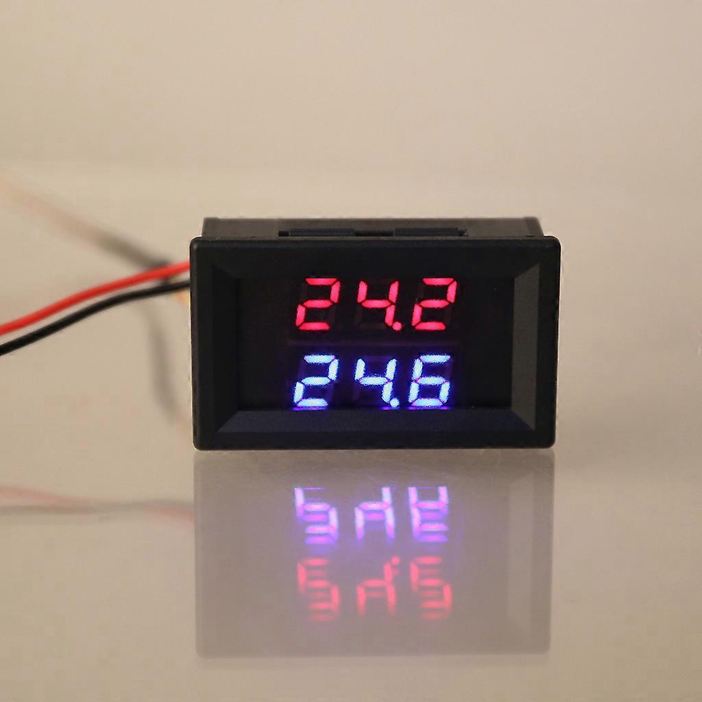  Digital Temperature Meter LED Display K-Type Thermocouple Temp Sensor Durable