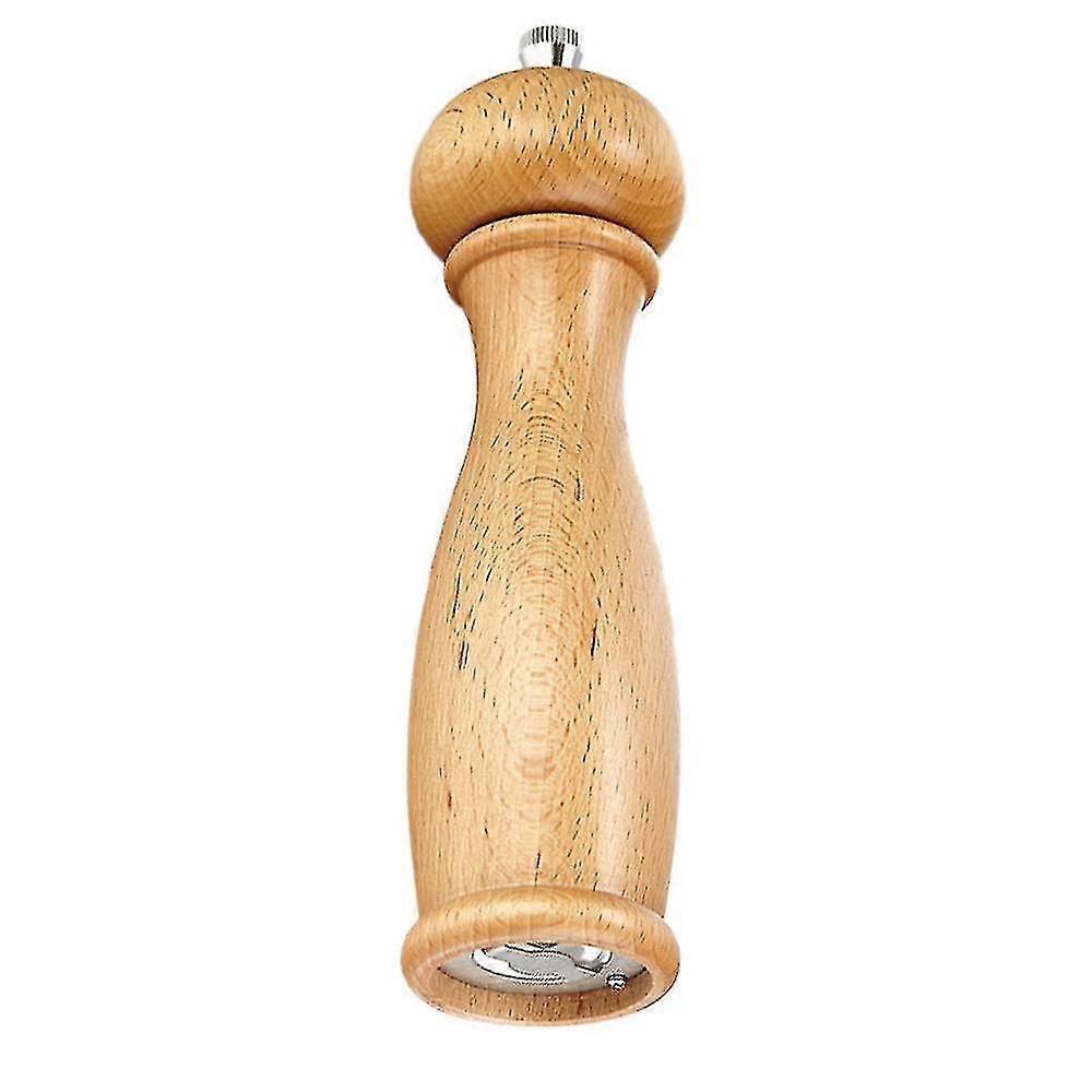 Pepper Pepper Młynek do soli morskiej Ręczna butelka do mielenia drewna bukowego Butelka z przyprawami do pieprzu BlaP20211224922