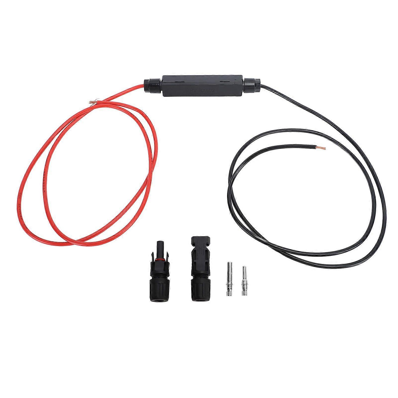 Solpanel forlængerkabel ledning vandtæt solcellekabel til hjemmet solsystemer