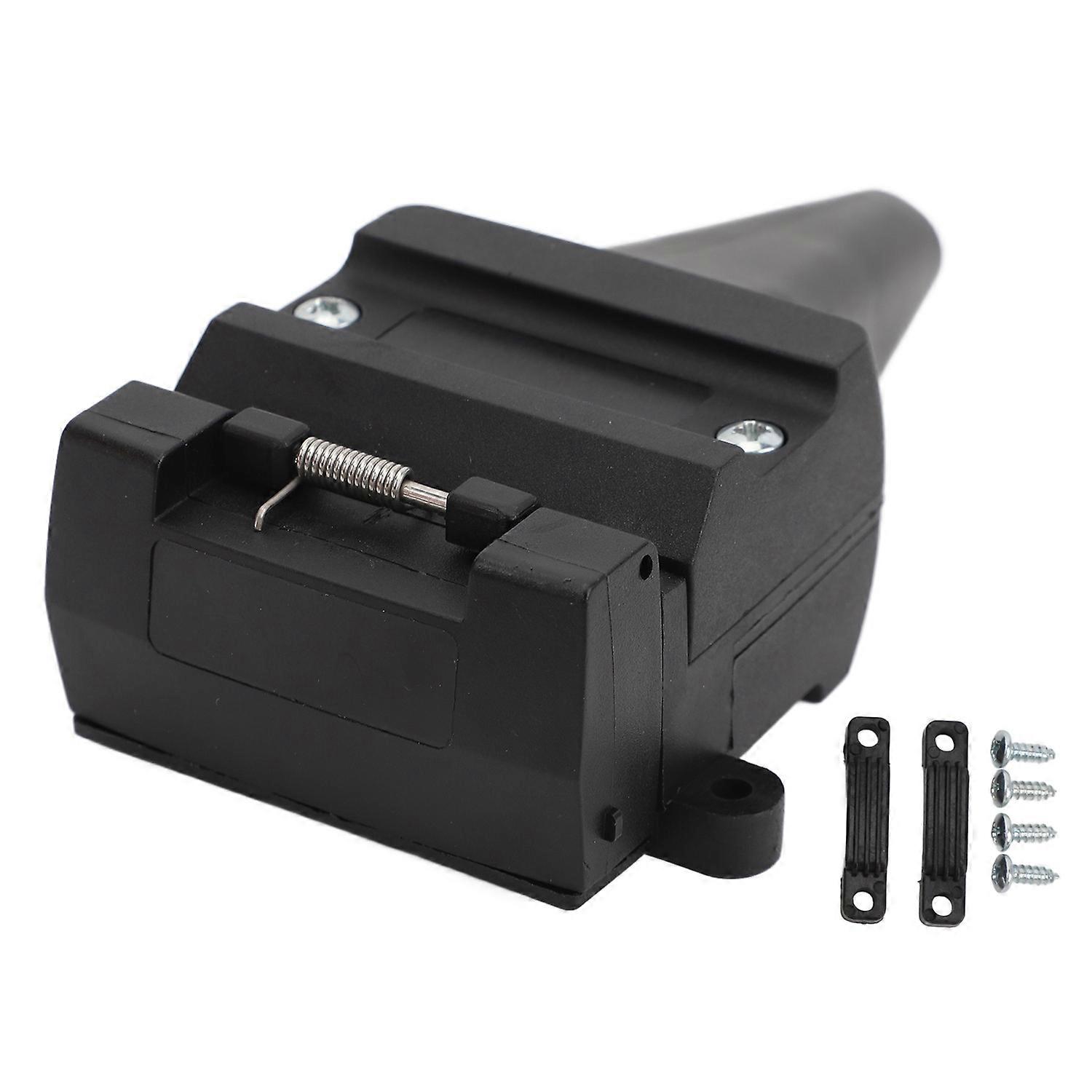 12 Pin Flat Trailer Socket Safe Stable Connection Reliable Performance for Caravan Boat RV 