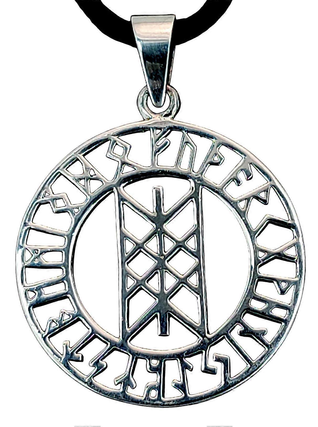 Web Of Wyrd 351 With Snake Chain - Silver