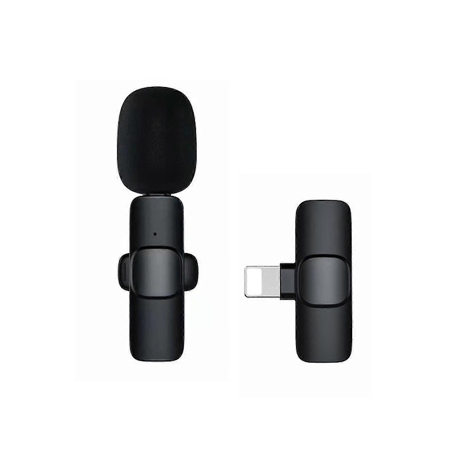 Microphone Noise Reduction Wireless Lavalier Mic Live Recording Vlog For Phone Ipad Camera