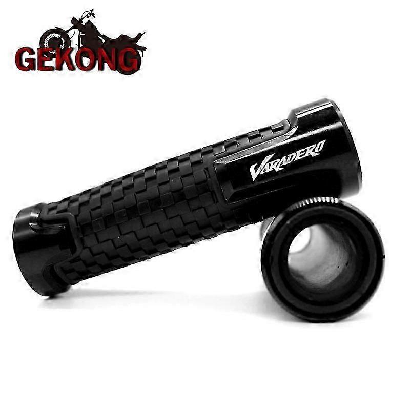 Universal 22mm 7/8 '' CNC Alumínio Borracha Motocicleta Anti-Skid Handle Grips punhos guidão Compatível com honda varadero vstrom