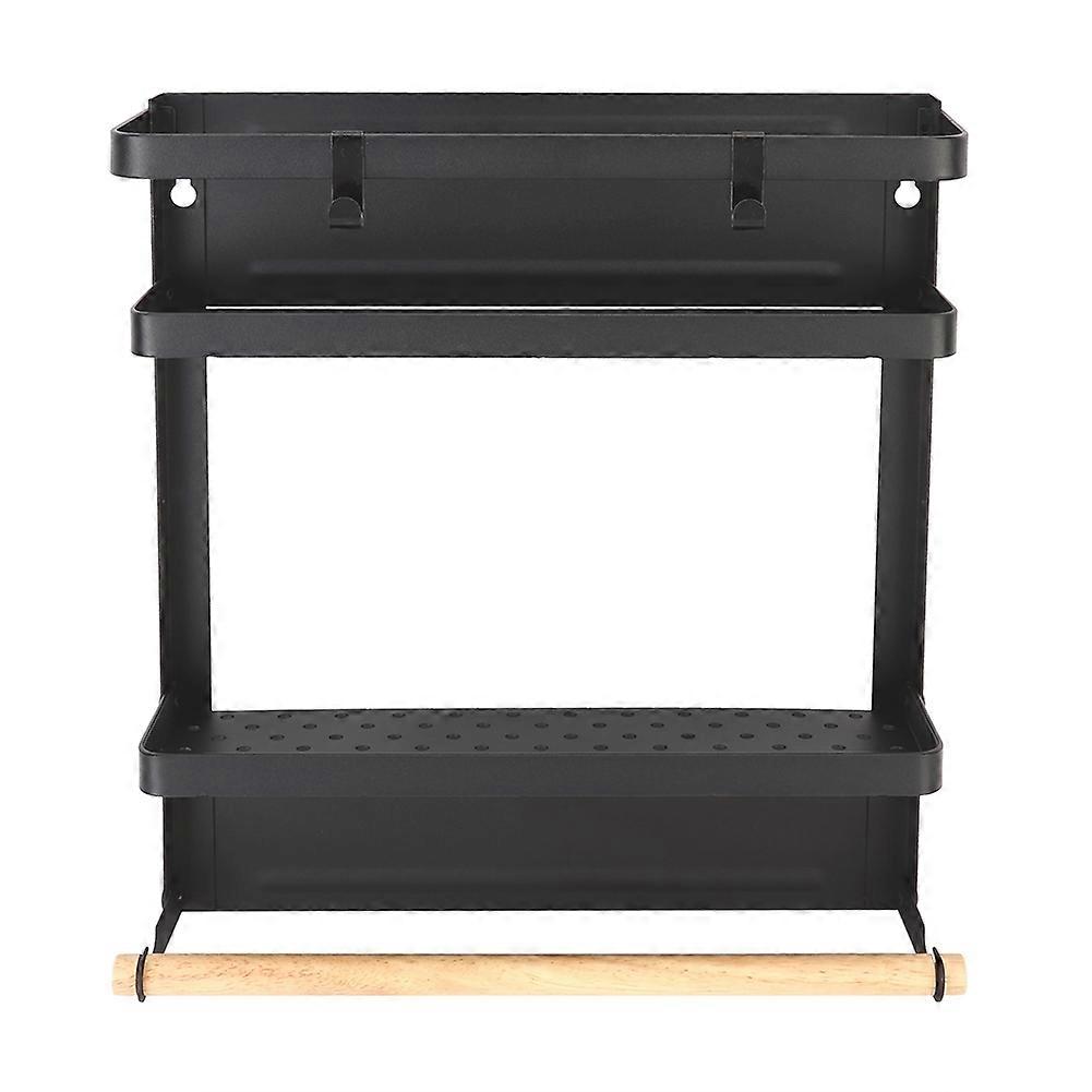 Household multifunctional magnet refrigerator shelf hanging storage shelf