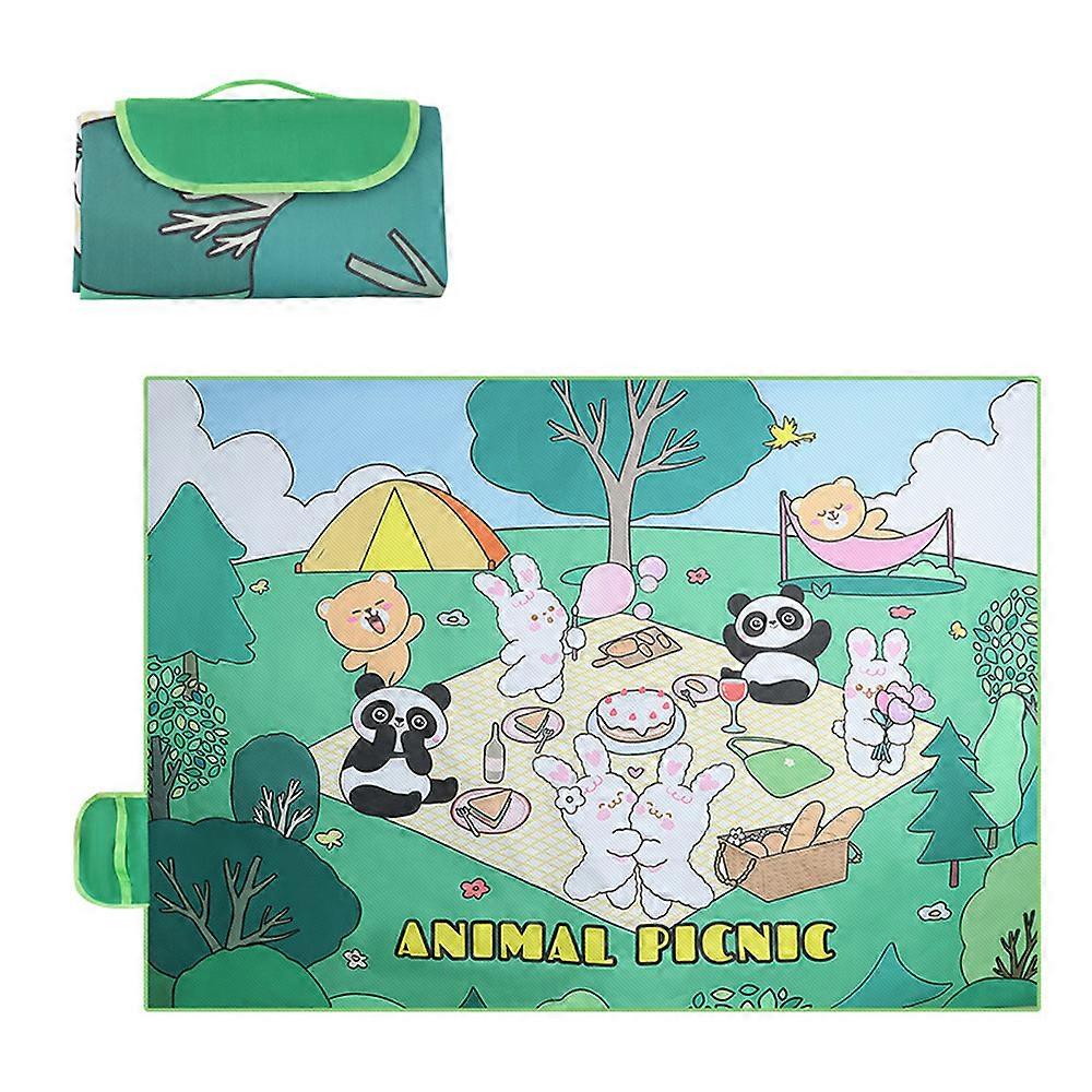 Picnic Blanket, Waterproof, Thermal Insulation, Carry Handle