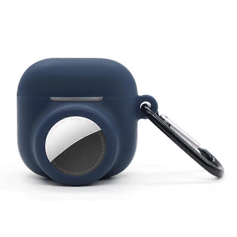 For AirPods 4 / AirTag 2 In 1 Silicone Protective Case