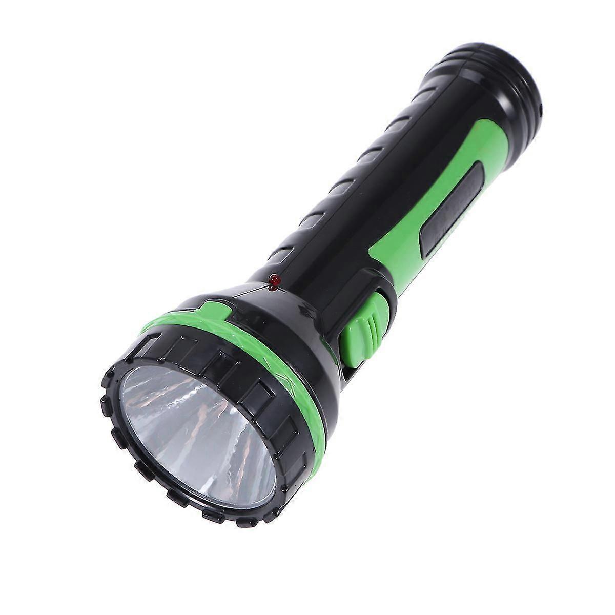 1pc Led Flashlight Abs Portable Rechargeable High-power Mini Electric Torch For Cycling Outdoor Camping