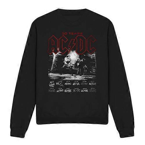 AC/DC Unisex Adult Logo Stack Sweatshirt