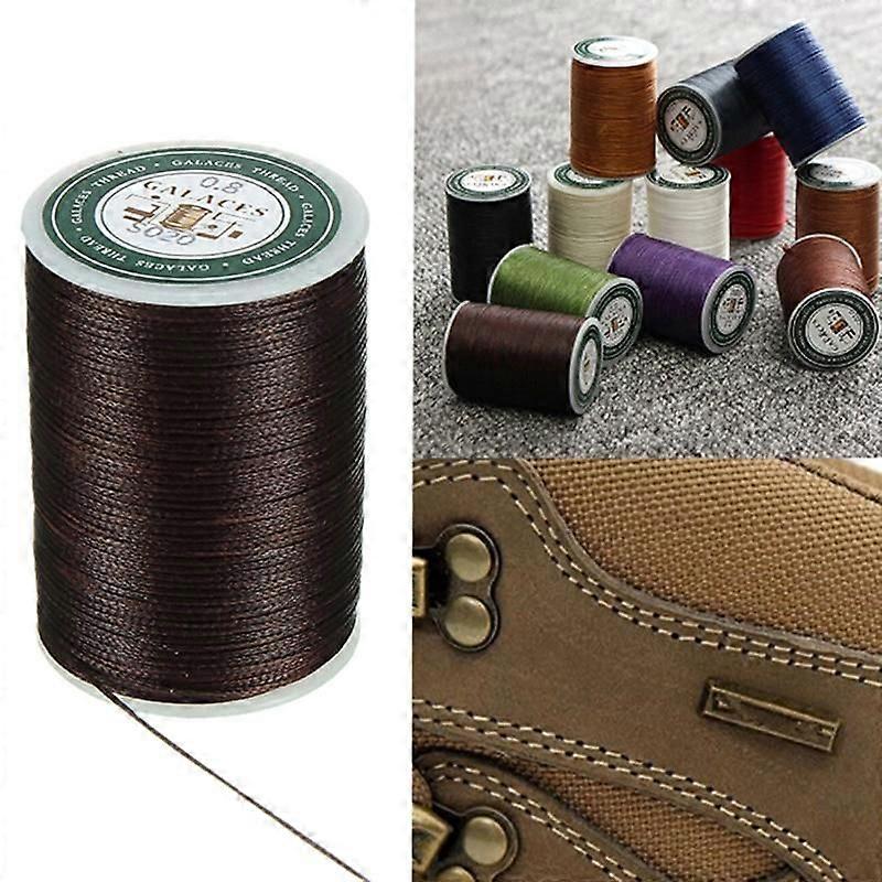 90 Meters Multicolor Sewing Thread Polyester Cord Waxed Thread Leather 08mm for DIY Tool Hand Stitching Thread