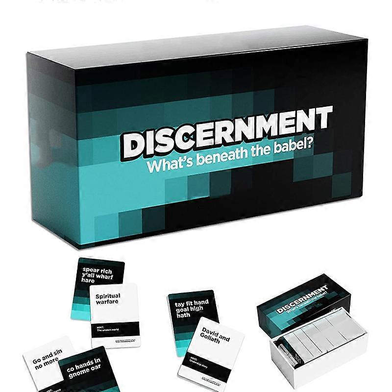 Discernment Card Game The Christian Party Game Humorous Game Matching Prompt Cards With Funny Or Edgy Responses For Adults Hobby
