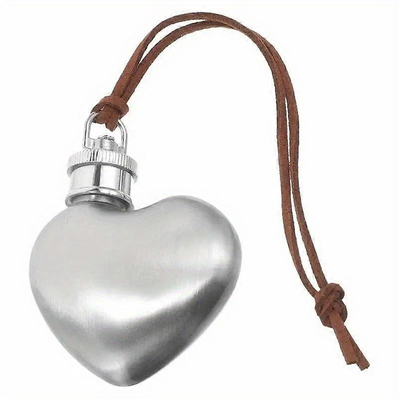 2Pcs Outdoor Hip Flask Portable Wine Pot Small Hip Flask Heart Shaped Flask Stainless Steel Wine Flask Water Bottle
