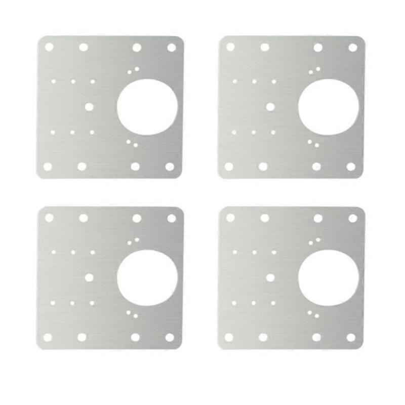 4pcs cabinet door hinge repair panel - square