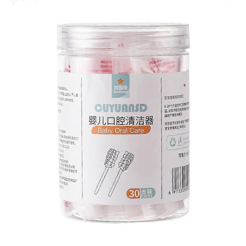 CUYUANSD 30pcs/can Baby Oral Cleaner Nettoyage de la langue Gaze Swab Classic