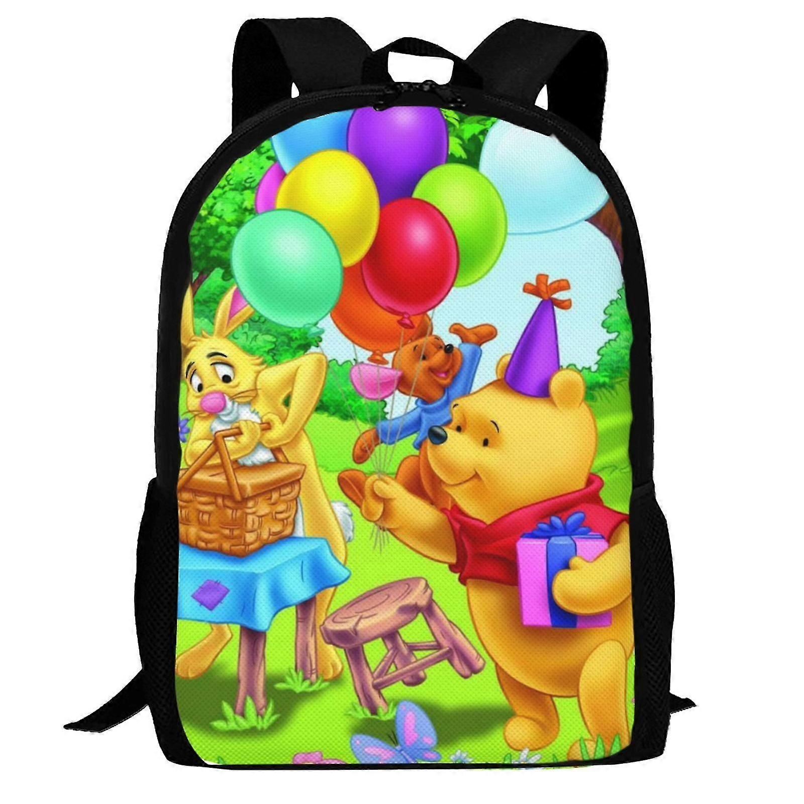 Backpack JK554 Winnie The Pooh Backpack,Laptop Backpack Lightweight Casual DaypackMulti-Function Travel Backpack AD554