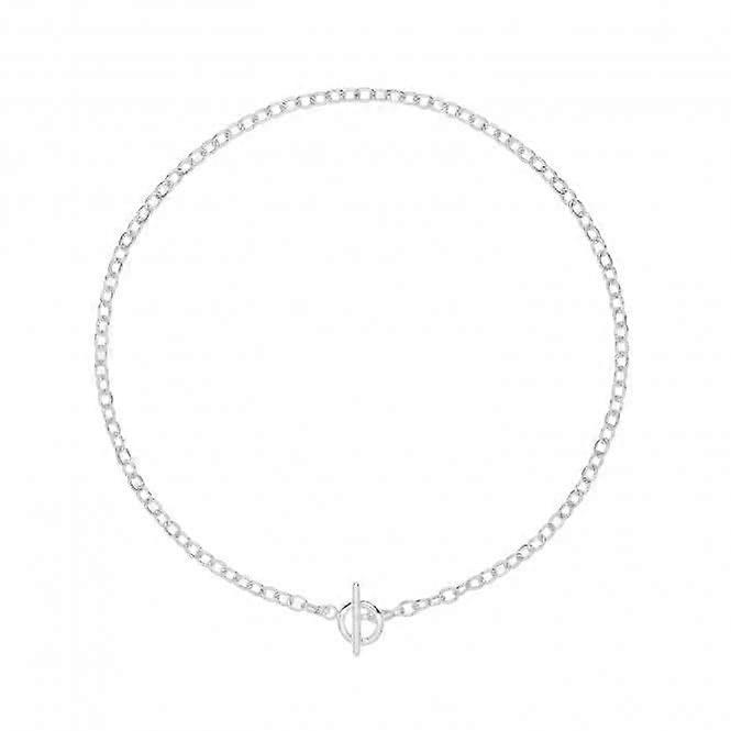 Acotis Silver Necklace Rollo T Bar G3386