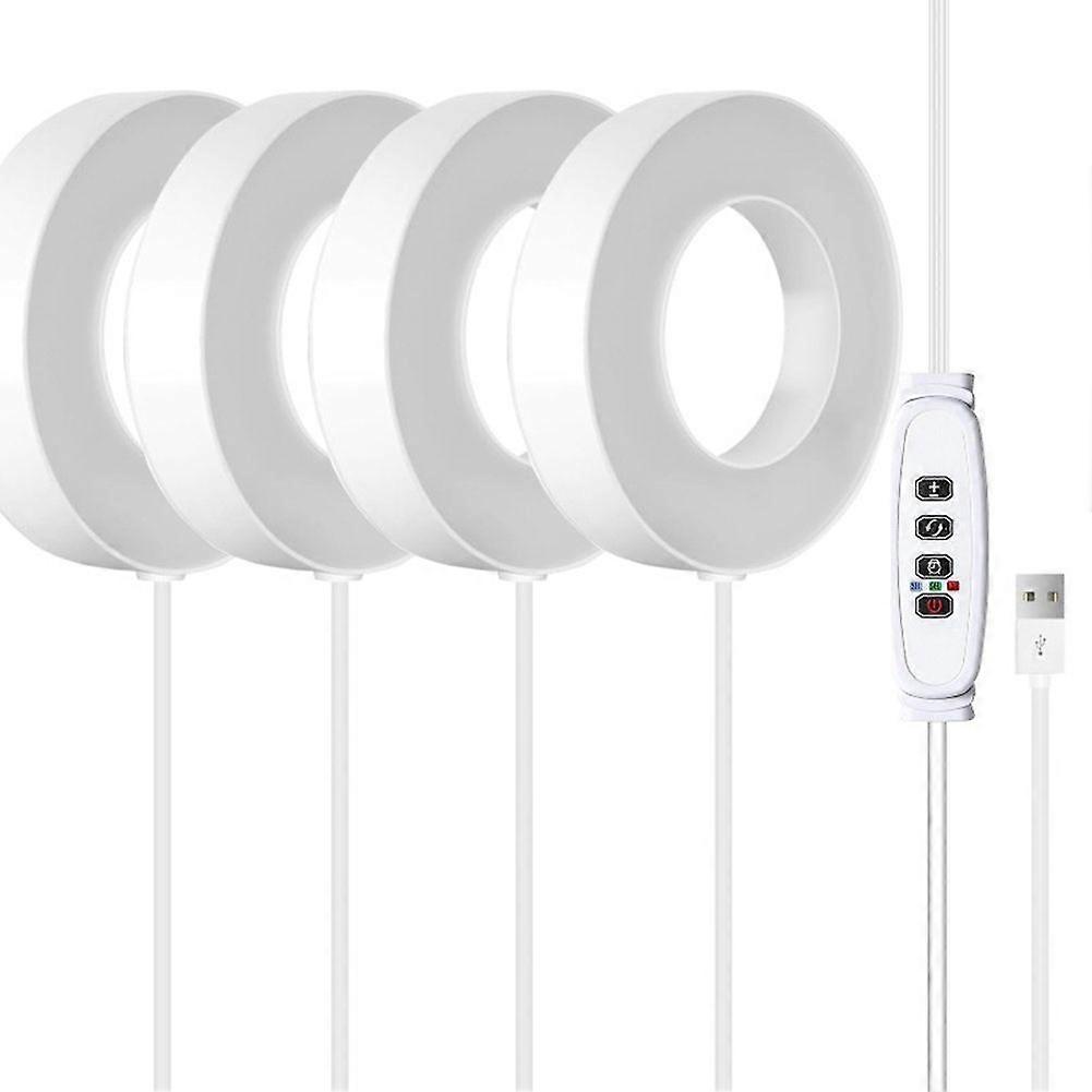 Full Spectrum LED Grow Light Auto on/Off Timer 4 Pc