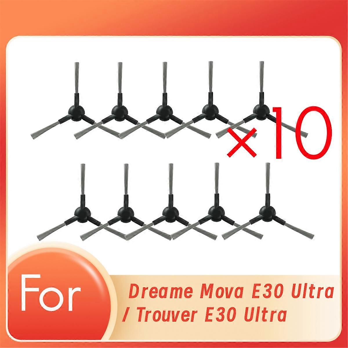 10 Pcs Side Brush for E30 Ultra / Trouver E30 Ultra Cleaner Parts Replacement