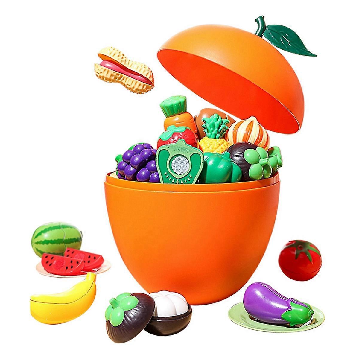 Children Fruits and Vegetables Toys Education Interactive Game Toys A